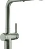 Franke Active - Keukenkraan FN 5351.149, Met Twist Afvoerbediening En Uittrekbare Handdouche, Rvs 115.0653.505