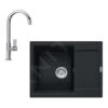 Franke Sets - Keukenset G165, Fragraniet Spoelbak MRG 611-62 En Keukenkraan FP 0408.031, Mat Zwart/chroom 114.0650.567 -Franke 117f601009ac42399db8bb05
