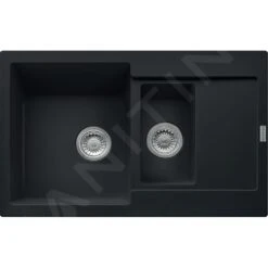 Franke Maris - Fragraniet Spoelbak MRG 651-78, 780x500 Mm, Mat Zwart 114.0637.579