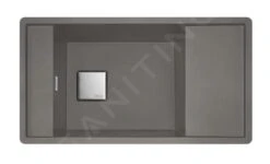 Franke Fresno - Fragraniet Spoelbak FSG 611-88, 877x495 Mm, Grijze Steen 114.0651.013