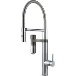 Franke Waterfilter Kranen - Vital Tap Keukenkraan Met Filtratie, Flexibele Arm En Douche, Chroom/gun Metal 120.0621.230 -Franke 222cdec2878dd0918cc42fa0