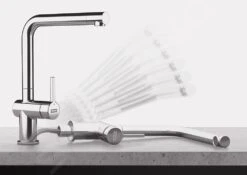 Franke Active New - Keukenkraan FN 6564.031, Neerklapbaar Onder Raam, Chroom 115.0653.390 -Franke 22d5ac027aba8365404d8c15