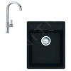 Franke Sets - Set G240, Fragraniet Spoelbak MRG 610-37 RTL En Keukenkraan FP 0408.031, Onyx/chroom 114.0675.647