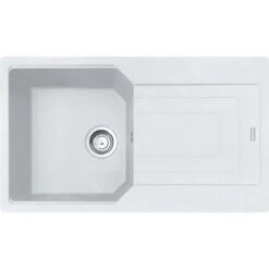 Franke Urban - UBG 611-86 Fragraniet Spoelbak, 860x500 Mm, Glacier 114.0582.825