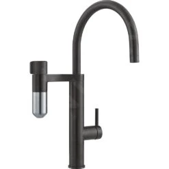 Franke Waterfilter Kranen - Vital Tap Keukenkraan Met Filtratie, Mat Zwart/rvs 120.0621.312