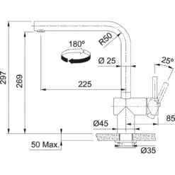 Franke Atlas Neo - Elektronische Keukenkraan FC 5489.501, Rvs 115.0625.489 -Franke 2e3263ebb9970ea94dc23dd5 1