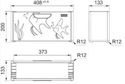 Franke Toebehoren - Box Center Voor Spoelbak Incl. Accessoires, Rvs/zwart Kunststof 112.0619.946 -Franke 38d84d2f843b098356823291