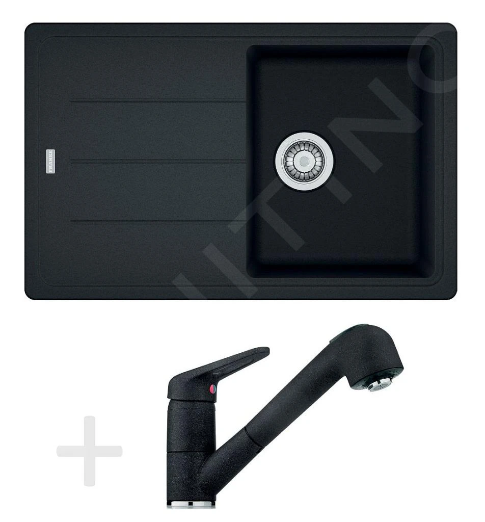 Franke Sets - Spoelbakset G57, BFG 611-78 Graniet Spoelbak, Onyx + Keukenkraan FC 9547, Onyx 114.0323.914 3 Franke Sets - Spoelbakset G57, BFG 611-78 Graniet Spoelbak, Onyx + Keukenkraan FC 9547, Onyx 114.0323.914