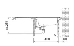Franke Euroform - Roestvrij Stalen Spoelbak EFN 614-78, 780x475 Mm 101.0684.386 -Franke 579bdcbfbfcbc29a5260ea1c