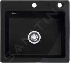 Franke Mythos - Keramische Spoelbak MTK 610-58, 580x510 Mm, Anthrazit Matt 124.0380.250