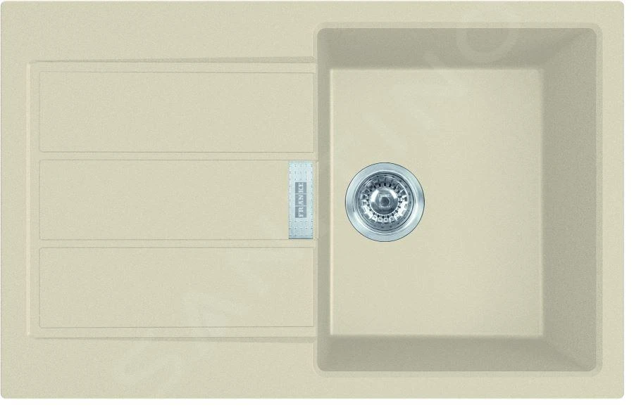 Franke Sets - Set T82, Tectonite Spoelbak S2D 611-78 En Kraan FN 0147.031, Beige/chroom 143.0675.730 6 Franke Sets - Set T82, Tectonite Spoelbak S2D 611-78 En Kraan FN 0147.031, Beige/chroom 143.0675.730 - Afbeelding 4