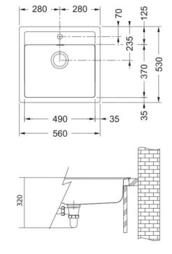 Franke Sets - Keukenset T25, SID 610 Tectonite Spoelbak, Zwart + FP 9900 Keukenkraan, Onyx NEW 114.0366.029 -Franke 5d48c1c8ab78a6ab75ed42c5 2