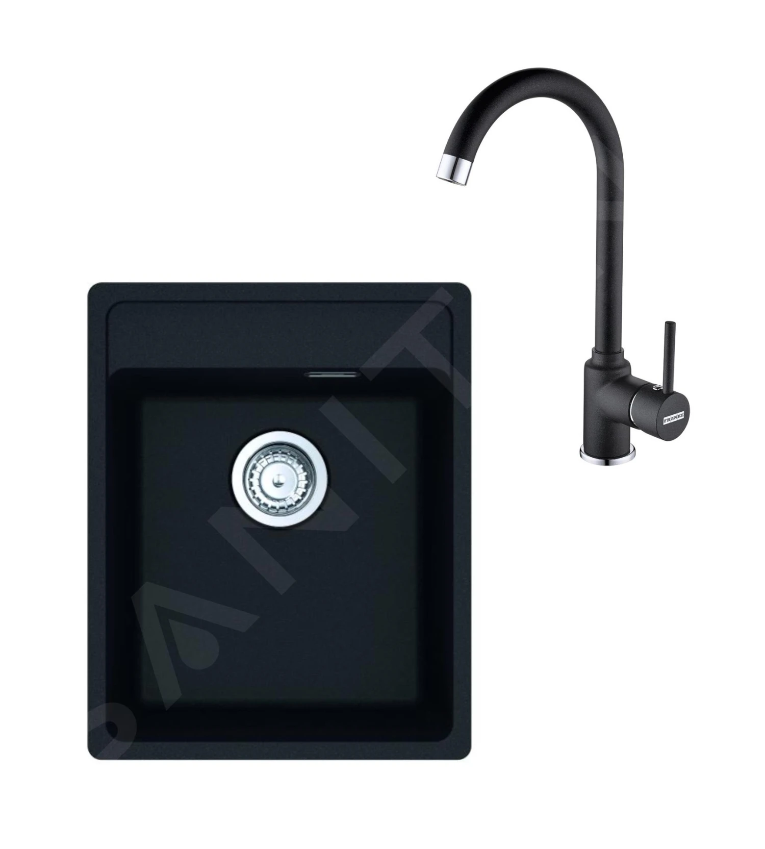 Franke Sets - Set G241, Fragraniet Spoelbak MRG 610-37 RTL En Keukenkraan FP 9000.071, Onyx 114.0675.656 3 Franke Sets - Set G241, Fragraniet Spoelbak MRG 610-37 RTL En Keukenkraan FP 9000.071, Onyx 114.0675.656