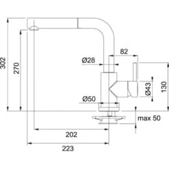 Franke Sets - Set T77, Tectonite Spoelbak S2D 611-100 En Keukenkraan FN 0147.031, Zwart/chroom 143.0616.932 -Franke 66b0982e7672188b10cd6983