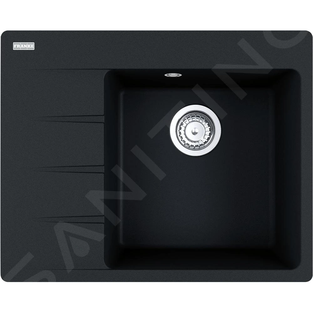 Franke Sets - Set G222, Fragraniet Spoelbak CNG 611-62 TL/7 En Keukenkraan FP 0408.031, Onyx/chroom 114.0650.767 6 Franke Sets - Set G222, Fragraniet Spoelbak CNG 611-62 TL/7 En Keukenkraan FP 0408.031, Onyx/chroom 114.0650.767 - Afbeelding 4