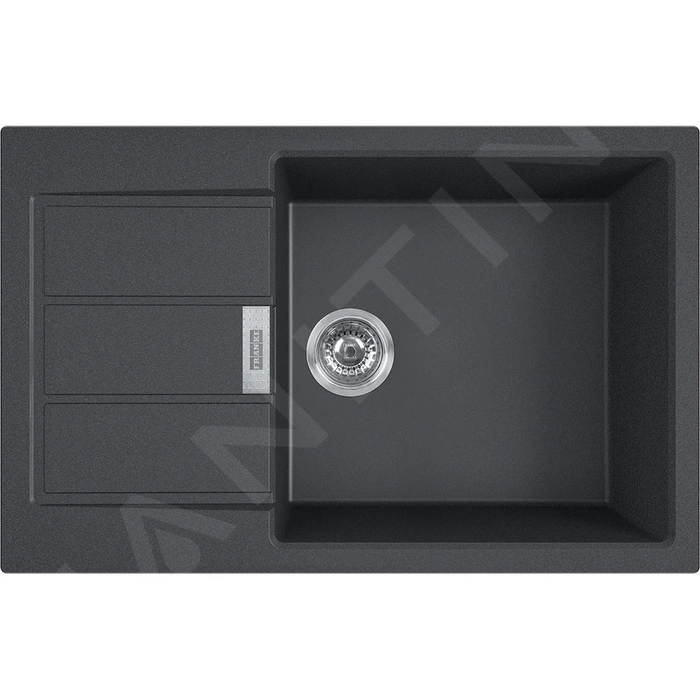 Franke Sets - Set T88, Tectonite Spoelbak S2D 611-78 XL En Keukenkraan FN 0147.031, Zwart/chroom 143.0618.741 5 Franke Sets - Set T88, Tectonite Spoelbak S2D 611-78 XL En Keukenkraan FN 0147.031, Zwart/chroom 143.0618.741 - Afbeelding 3