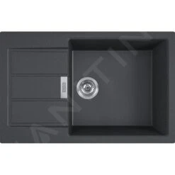 Franke Sets - Set T89, Tectonite Spoelbak S2D 611-78 XL En Keukenkraan FN 0642.031 ECO, Zwart/chroom 143.0618.747 -Franke 7579aa0740822a0b96a17a52