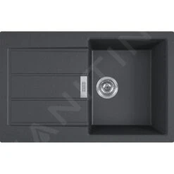 Franke Sets - Set T81, Tectonite Spoelbak S2D 611-78 En Keukenkraan SAMOA, Zwart/chroom 143.0618.709 -Franke 77f4049f3009817f35e7fae6