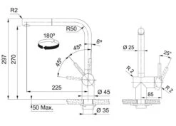 Franke Atlas Neo - Keukenkraan FC 3791.503 Met Uittrekbare Sproeikop, Antraciet 115.0628.210 -Franke 808243f055ced27003a6caad 2