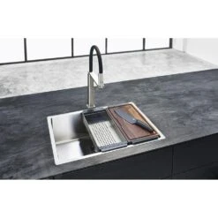 Franke Toebehoren - Box Center Voor Spoelbak Incl. Accessoires, Rvs/zwart Kunststof 112.0619.946 -Franke 808daaa125b4d9a6632f1256