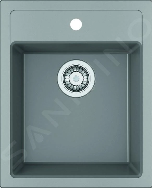 Franke Sets - Keukenset T100, Tectonite Spoelbak SID 610-40 En Keukenkraan FP 9000.031, Grijs/chroom 143.0675.705 6 Franke Sets - Keukenset T100, Tectonite Spoelbak SID 610-40 En Keukenkraan FP 9000.031, Grijs/chroom 143.0675.705 - Afbeelding 4