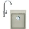 Franke Sets - Set G240, Fragraniet Spoelbak MRG 610-37 RTL En Keukenkraan FP 0408.031, Sahara/chroom 114.0675.649