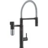 Franke Waterfilter Kranen - Vital Tap Keukenkraan Met Filtratie, Flexibele Arm En Douche, Mat Zwart/rvs 120.0621.313