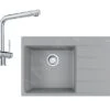 Franke Sets - Set G216, Fragraniet Spoelbak CNG 611-78 TL/2 En Keukenkraan Samoa, Grijze Steen/chroom 114.0650.797