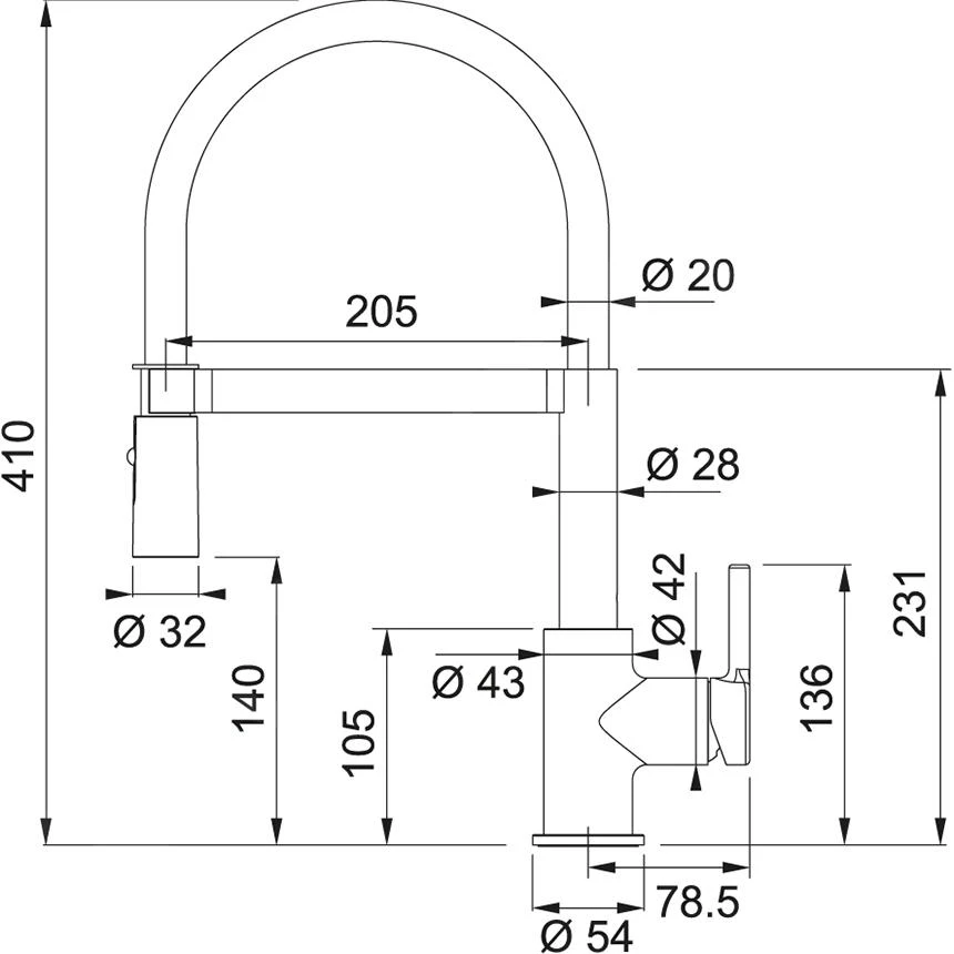 Franke Lina - Keukenkraan FC 6085.031 Met Draaibare Uitloop, Chroom/zwart 115.0626.085 4 Franke Lina - Keukenkraan FC 6085.031 Met Draaibare Uitloop, Chroom/zwart 115.0626.085 - Afbeelding 2