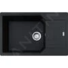Franke Urban - Fragraniet Spoelbak UBG 611-78 BB, 780x500 Mm, Onyx 114.0652.403