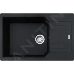 Franke Urban - Fragraniet Spoelbak UBG 611-78 BB, 780x500 Mm, Onyx 114.0652.403