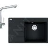 Franke Sets - Set G224, Fragraniet Spoelbak CNG 611-78 TL/7 En Keukenkraan Samoa, Onyx/chroom 114.0650.801 -Franke a6e7d0bfb72e7daeb58d8d06