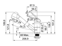Franke Kranen - Keukenkraan FC 6311 Met Uittrekbare Douchekop, Chroom 115.0513.037 -Franke aa802bb408d9e813011b9736