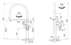 Franke Centinox - Keukenkraan FC 7873 Met Flexibile Arm, Zwart/rvs 115.0547.855 6 Franke Centinox - Keukenkraan FC 7873 Met Flexibile Arm, Zwart/rvs 115.0547.855 -Franke af8661a9795d57021a9542ff