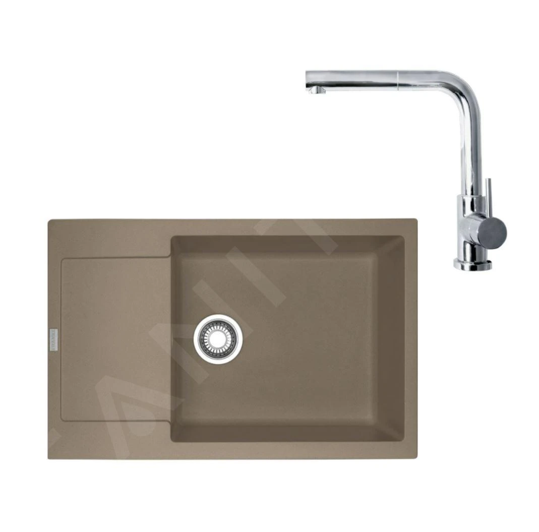 Franke Sets - Keukenset G76, Fragraniet Spoelbak MRG 611-78 BB En Keukenkraan FN 0147.031, Kasjmier/chroom 114.0510.380 3 Franke Sets - Keukenset G76, Fragraniet Spoelbak MRG 611-78 BB En Keukenkraan FN 0147.031, Kasjmier/chroom 114.0510.380