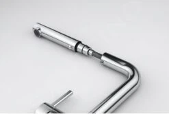 Franke Active New - Keukenkraan FN 6560.031, Neerklapbaar Onder Raam, Met Uittrekbare Handdouche, Chroom 115.0653.391 -Franke b99b06759dc36fe7692d129b