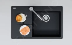 Franke Centro - Fragraniet Spoelbak CNG 611-78 TL/7, 780x500 Mm, Onyx 114.0637.510 -Franke b9c6569bcf6ab58b0bbcaa45