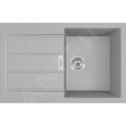 Franke Sets - Set T81, Tectonite Spoelbak S2D 611-78 En Keukenkraan SAMOA, Grijs/chroom 143.0618.712 -Franke be234dcc2dda213e969a7b7e 1