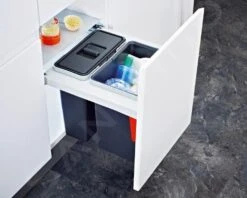 Franke Sorters - Garbo 45-2 Inbouw Afvalemmer 121.0200.692 -Franke c718756e83b04008294bf6c1