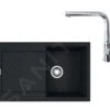 Franke Sets - Set G40, Fragraniet Spoelbak MRG 611 En Keukenkraan FN 0147.031, Mat Zwart/chroom 114.0650.572 -Franke cd9a7674996ae3f49cab8ddb