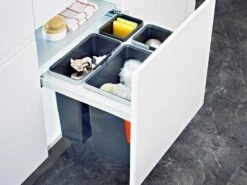 Franke Sorters - Garbo 60-3 Inbouw Afvalemmer 121.0200.680 -Franke d0a6bf32e69cdd6a405a1255