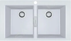 Franke Sirius 2.0 - Tectonite Spoelbak S2D 620-86, 860x500 Mm, Wit 143.0637.160