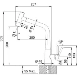 Franke Icon - Keukenkraan FG 5188.031 Met Uittrekbare Sproeikop, Chroom 115.0625.188 9 Franke Icon - Keukenkraan FG 5188.031 Met Uittrekbare Sproeikop, Chroom 115.0625.188 -Franke d55b9d06d85aea93771aa94a 2