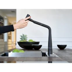 Franke Icon - Keukenkraan FG 5188.901 Met Uittrekbare Sproeikop, Mat Zwart 115.0625.190 -Franke dae46f76f275866aa5c493fb