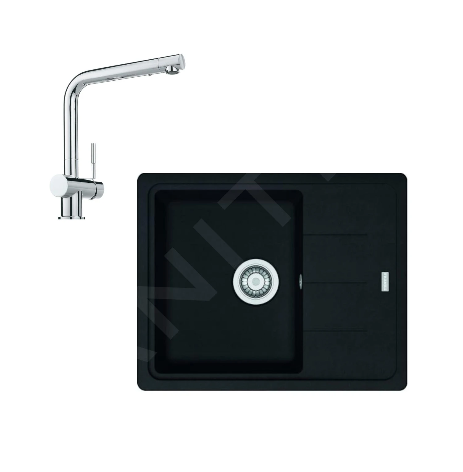 Franke Sets - Keukenset G95, Fragraniet Spoelbak BFG 611-62 En Keukenkraan Samoa, Mat Zwart/chroom 114.0675.660 3 Franke Sets - Keukenset G95, Fragraniet Spoelbak BFG 611-62 En Keukenkraan Samoa, Mat Zwart/chroom 114.0675.660