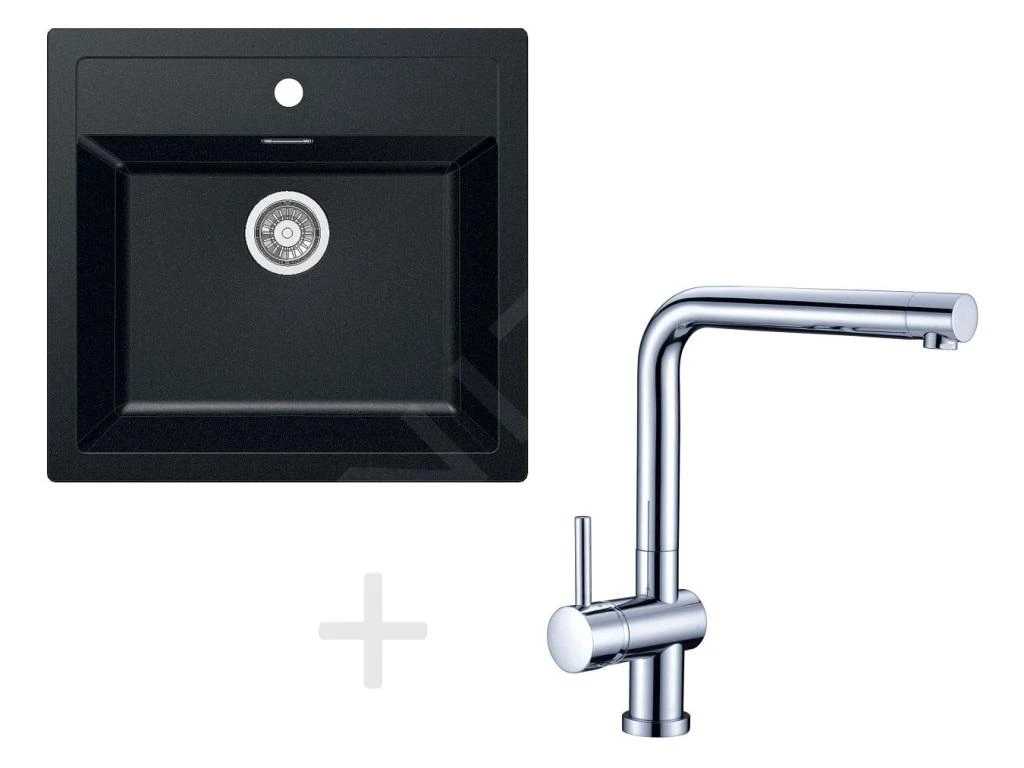 Franke Sets - Spoelbakset T13, Tectonite Spoelbak SID 610, Zwart + Keukenkraan Samoa, Chroom 114.0283.125 3 Franke Sets - Spoelbakset T13, Tectonite Spoelbak SID 610, Zwart + Keukenkraan Samoa, Chroom 114.0283.125