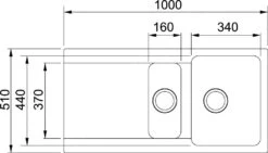 Franke Orion - OID 651 Tectonite Spoelbak, 1000x510 Mm, Wit 114.0288.591 -Franke ea6fd79dfc970ce8e8912f74 1