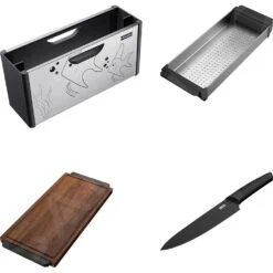 Franke Toebehoren - Box Center Voor Spoelbak Incl. Accessoires, Rvs/zwart Kunststof 112.0619.946 -Franke f106e43c54923d835b1435ad