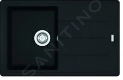 Franke Basis - Fragraniet Spoelbak BFG 611-78, 780x500 Mm, Mat Zwart 114.0661.513