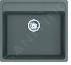 Franke Sets - Set G244, Fragraniet Spoelbak MRG 610-52 RTL En Keukenkraan FP 0408.031, Grijze Steen/chroom 114.0675.599 -Franke f7c415ce849941daf9a69a81